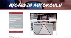 Desktop Screenshot of nygardinautokoulu.fi